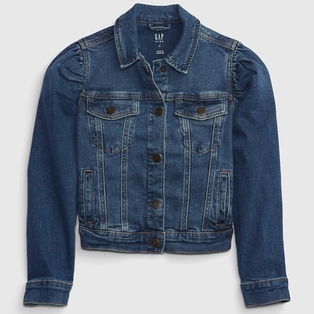 GAP girls Blue Jean Jacket Classic Denim Style 10 years